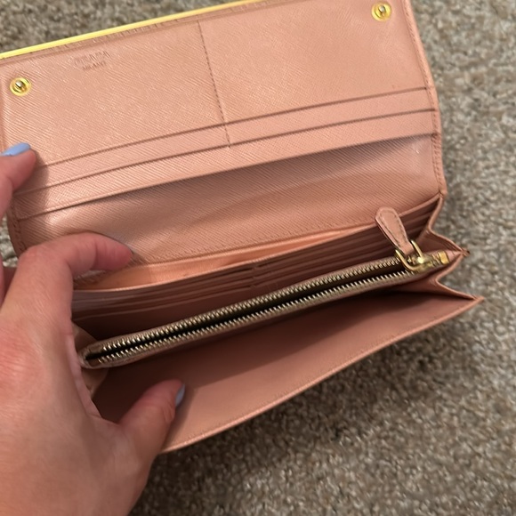 Prada Saffiano Leather Long Wallet on Chain - Picture 6 of 12